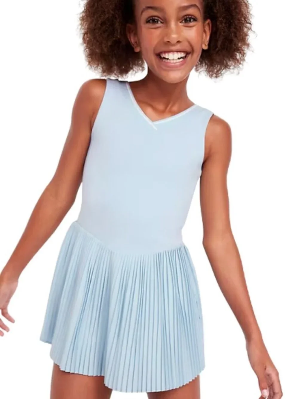 Entire Closet $5! Old Navy Girls PowerSoft Micro-Pleated Athletic Dress